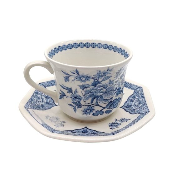 Tea Cup and Saucer Royal Staffordshire Set of 6 J and G Meakin Pekin - Picture 2 of 8